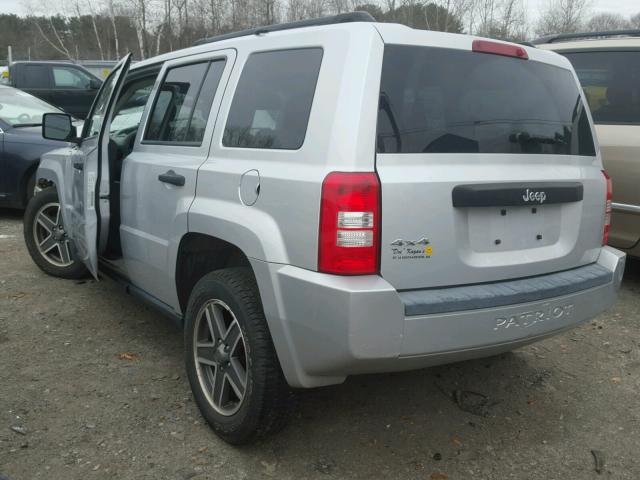 1J4FF28B99D138453 - 2009 JEEP PATRIOT SP SILVER photo 3