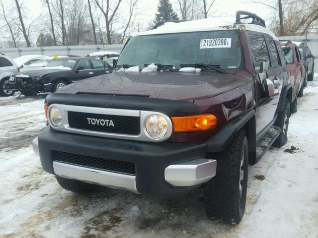 JTEBU11F870011291 - 2007 TOYOTA FJ CRUISER BLACK photo 2