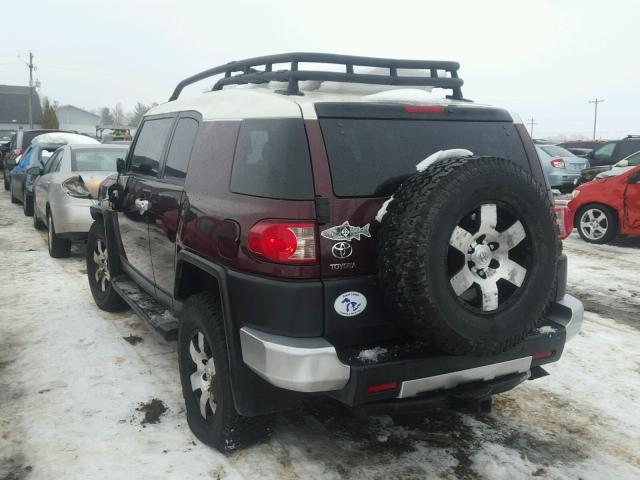 JTEBU11F870011291 - 2007 TOYOTA FJ CRUISER BLACK photo 3