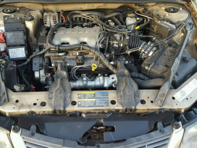 2G1WF52E659380854 - 2005 CHEVROLET IMPALA GOLD photo 7