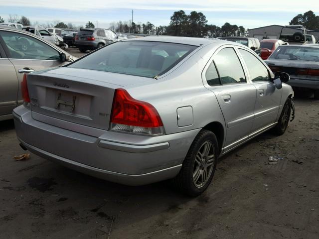 YV1RS592272615662 - 2007 VOLVO S60 2.5T SILVER photo 4