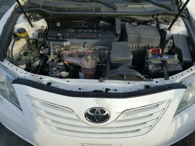 4T4BE46K29R050531 - 2009 TOYOTA CAMRY BASE WHITE photo 7