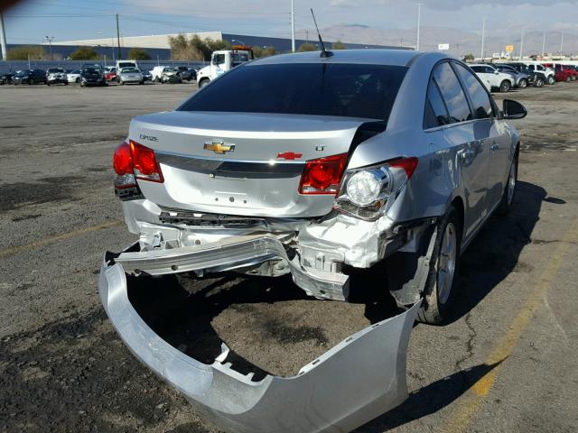 1G1PC5SB9E7210816 - 2014 CHEVROLET CRUZE LT SILVER photo 4