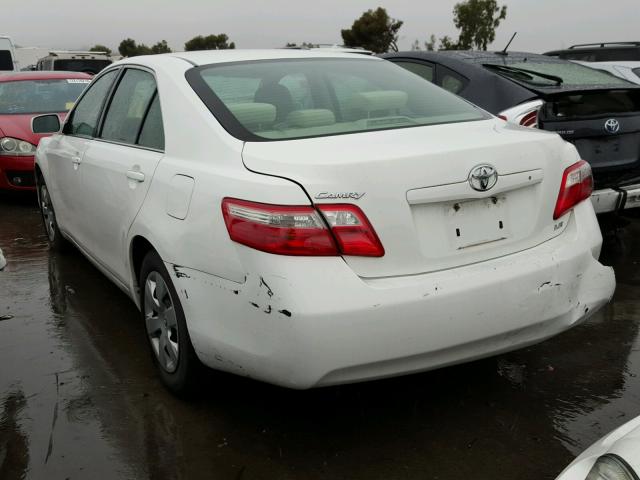 4T1BE46K49U893768 - 2009 TOYOTA CAMRY BASE WHITE photo 3