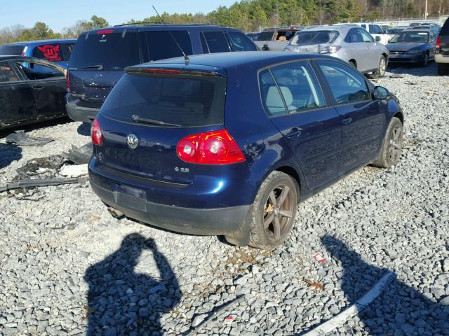 WVWDR71K57W279131 - 2007 VOLKSWAGEN RABBIT BLUE photo 4