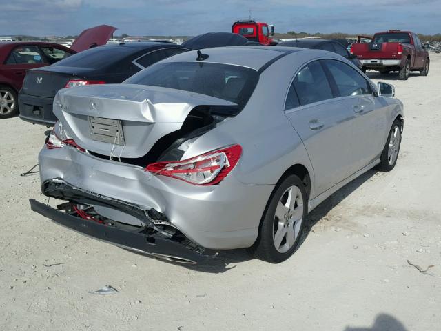 WDDSJ4EB9JN556390 - 2018 MERCEDES-BENZ CLA 250 SILVER photo 4