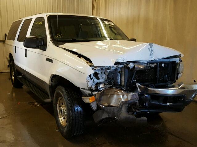 1FMNU41L53EB55902 - 2003 FORD EXCURSION WHITE photo 1