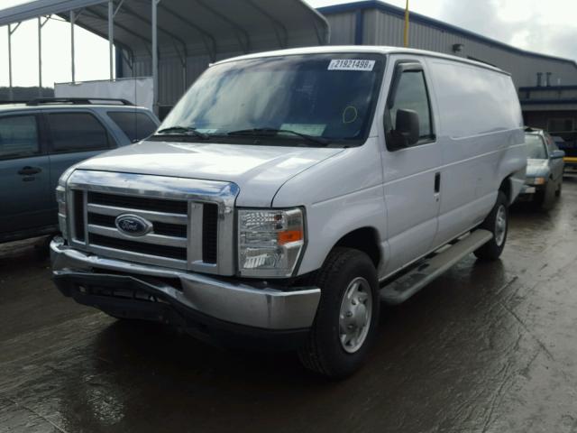 1FTNE2EW8EDA43808 - 2014 FORD ECONOLINE WHITE photo 2