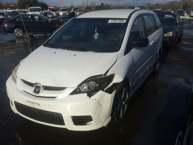 JM1CR293260126543 - 2006 MAZDA 5 WHITE photo 2