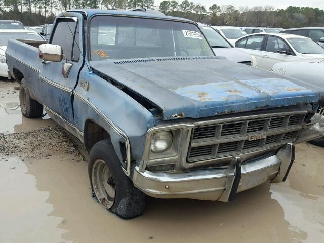 TCZ149S510338 - 1979 GMC SIERRA C15 BLUE photo 1