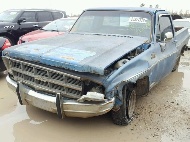 TCZ149S510338 - 1979 GMC SIERRA C15 BLUE photo 2