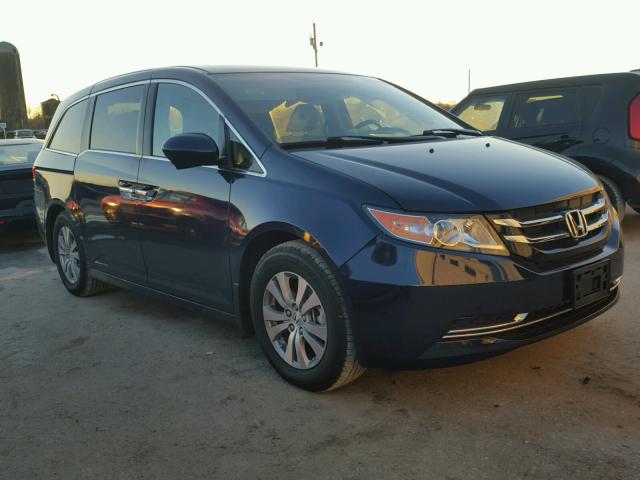 5FNRL5H38GB111501 - 2016 HONDA ODYSSEY SE BLUE photo 1