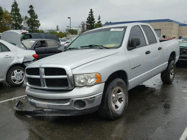 1D7HA18N45S188481 - 2005 DODGE RAM 1500 S SILVER photo 2