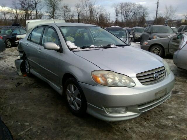 2T1BR32E13C142733 - 2003 TOYOTA COROLLA CE SILVER photo 1