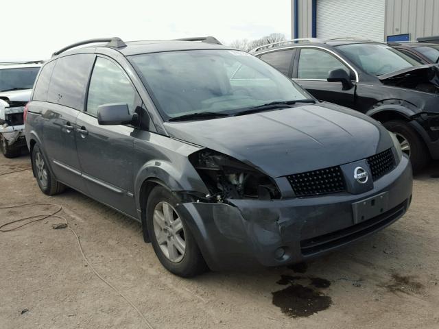 5N1BV28UX6N114432 - 2006 NISSAN QUEST S CHARCOAL photo 1