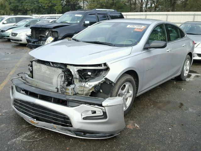 1G1ZB5ST0GF338553 - 2016 CHEVROLET MALIBU LS SILVER photo 2