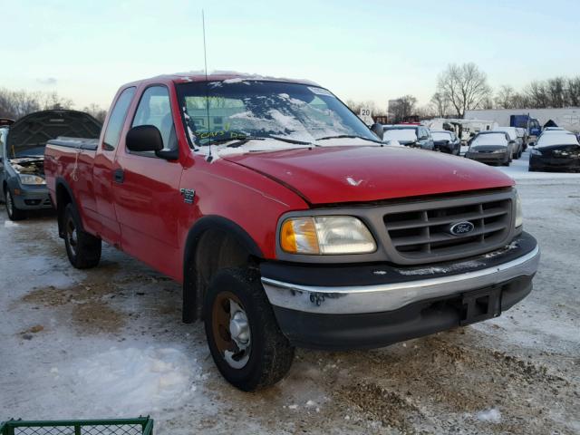 1FTRX18W21NB87425 - 2001 FORD F150 RED photo 1