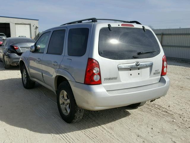 4F2YZ02Z15KM44486 - 2005 MAZDA TRIBUTE I SILVER photo 3