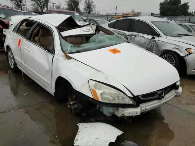 1HGCM66523A028194 - 2003 HONDA ACCORD EX WHITE photo 1