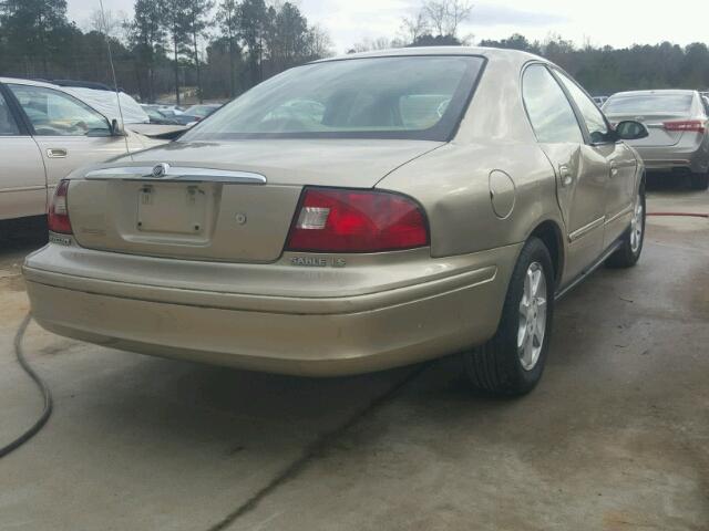 1MEFM53U21A639954 - 2001 MERCURY SABLE LS GOLD photo 4