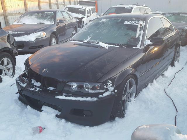 WBABN33461JW50731 - 2001 BMW 325 CI Қара фото 2
