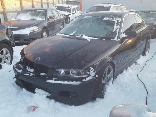 WBABN33461JW50731 - 2001 BMW 325 CI BLACK photo 2