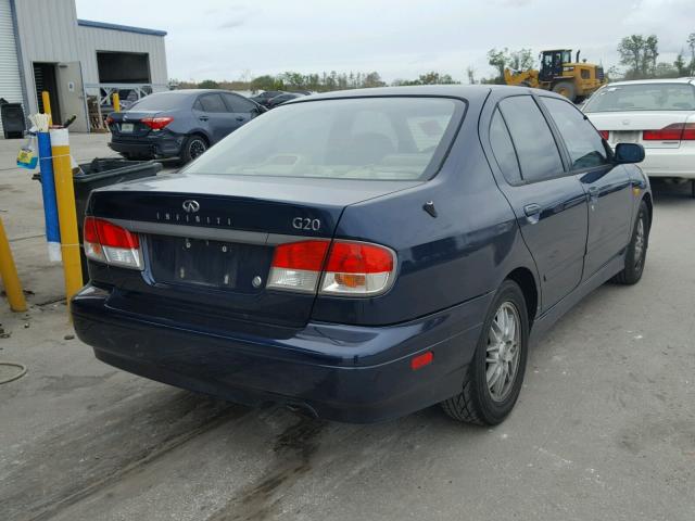 JNKCP11A7YT307647 - 2000 INFINITI G20 BLUE photo 4