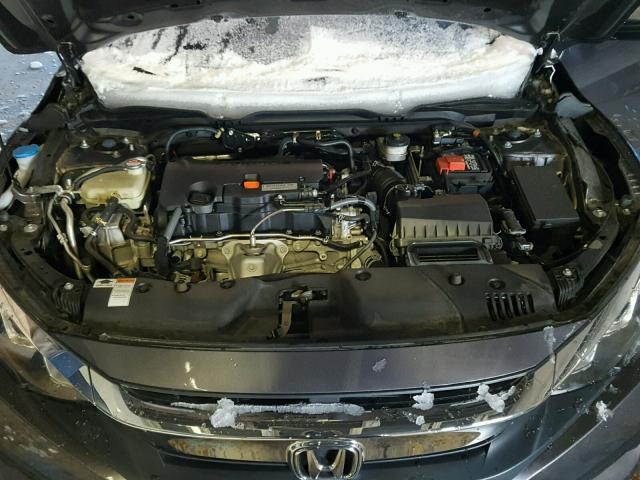 19XFC2F7XGE034899 - 2016 HONDA CIVIC EX GRAY photo 7