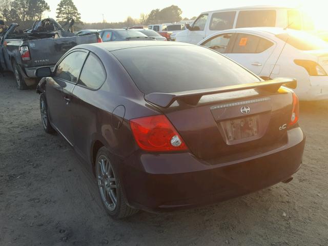 JTKDE177160134299 - 2006 TOYOTA SCION TC 紫色 照片 3