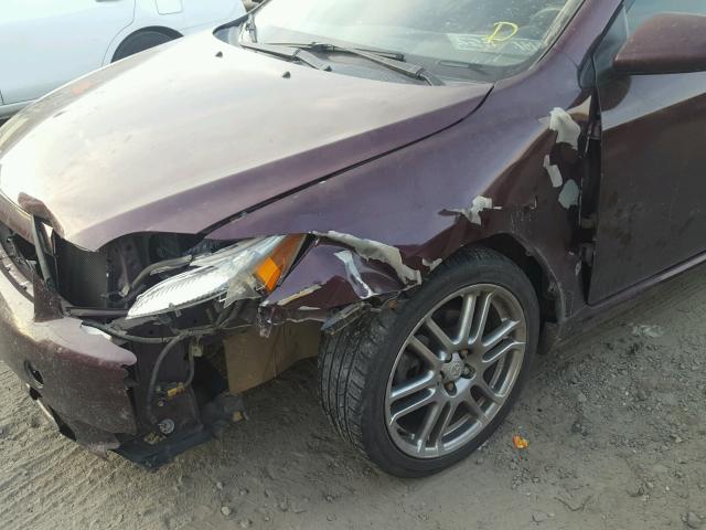JTKDE177160134299 - 2006 TOYOTA SCION TC 紫色 照片 9