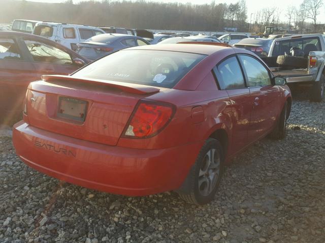1G8AW12F95Z105319 - 2005 SATURN ION LEVEL RED photo 4