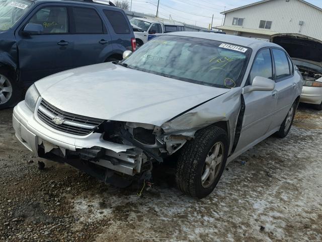 2G1WH52K159291676 - 2005 CHEVROLET IMPALA LS SILVER photo 2