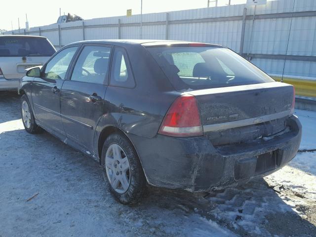 1G1ZT61826F181719 - 2006 CHEVROLET MALIBU MAX 黑色 照片 3