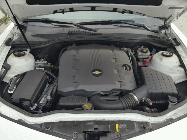 2G1FF1E35F9209291 - 2015 CHEVROLET CAMARO LT WHITE photo 7