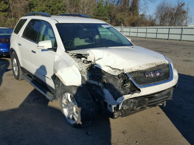 1GKER23768J294921 - 2008 GMC ACADIA SLT WHITE photo 1