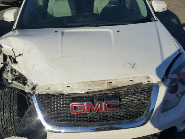 1GKER23768J294921 - 2008 GMC ACADIA SLT WHITE photo 7