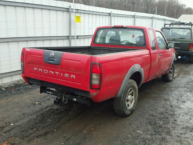 1N6DD26S32C377446 - 2002 NISSAN FRONTIER K RED photo 4