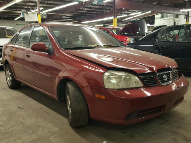 KL5JD56Z05K155581 - 2005 SUZUKI FORENZA S RED photo 1