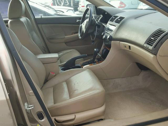 1HGCM56864A037163 - 2004 HONDA ACCORD EX BEIGE photo 5