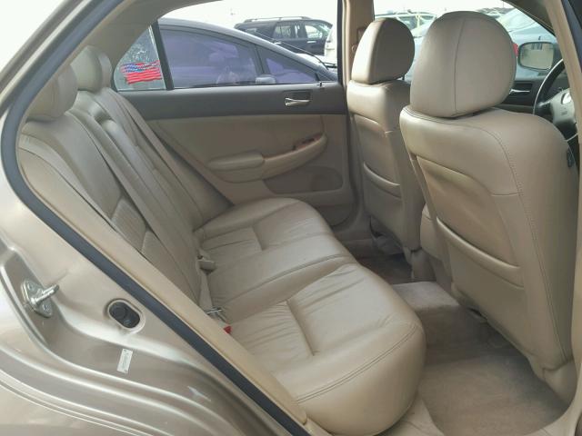 1HGCM56864A037163 - 2004 HONDA ACCORD EX BEIGE photo 6