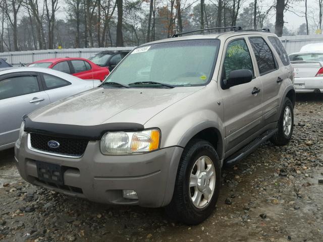 1FMCU04161KF92400 - 2001 FORD ESCAPE XLT TAN photo 2