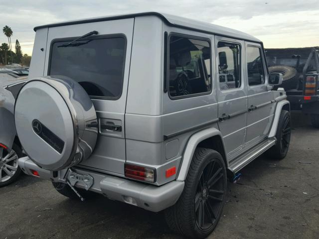 WDCYR49E24X143098 - 2004 MERCEDES-BENZ G 500 SILVER photo 4