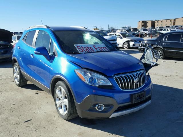 KL4CJBSB3FB127871 - 2015 BUICK ENCORE CON BLUE photo 1