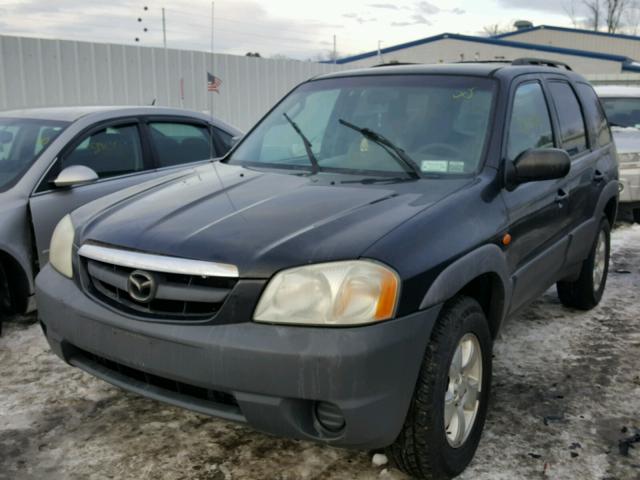 4F2YU06101KM60191 - 2001 MAZDA TRIBUTE DX BLACK photo 2