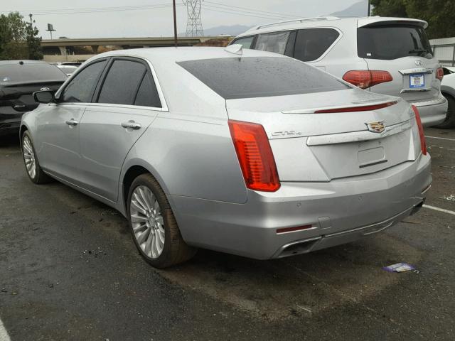 1G6AX5SX0G0101690 - 2016 CADILLAC CTS LUXURY SILVER photo 3