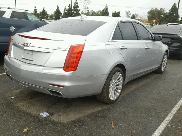 1G6AX5SX0G0101690 - 2016 CADILLAC CTS LUXURY SILVER photo 4