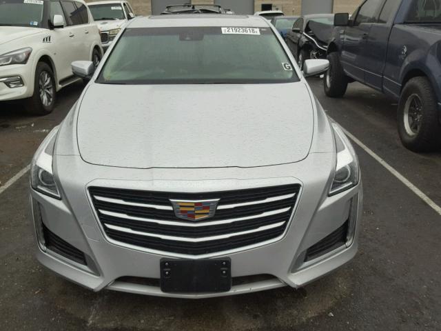 1G6AX5SX0G0101690 - 2016 CADILLAC CTS LUXURY SILVER photo 9