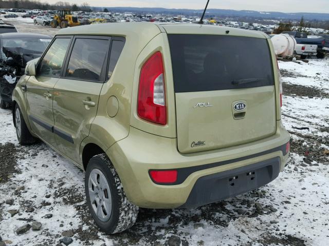 KNDJT2A57C7436180 - 2012 KIA SOUL GREEN photo 3