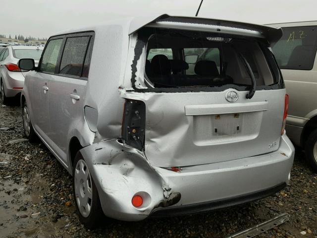 JTLZE4FE0EJ052303 - 2014 TOYOTA SCION XB SILVER photo 3