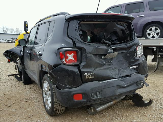 ZACCJBBT0FPB59817 - 2015 JEEP RENEGADE L BLACK photo 3